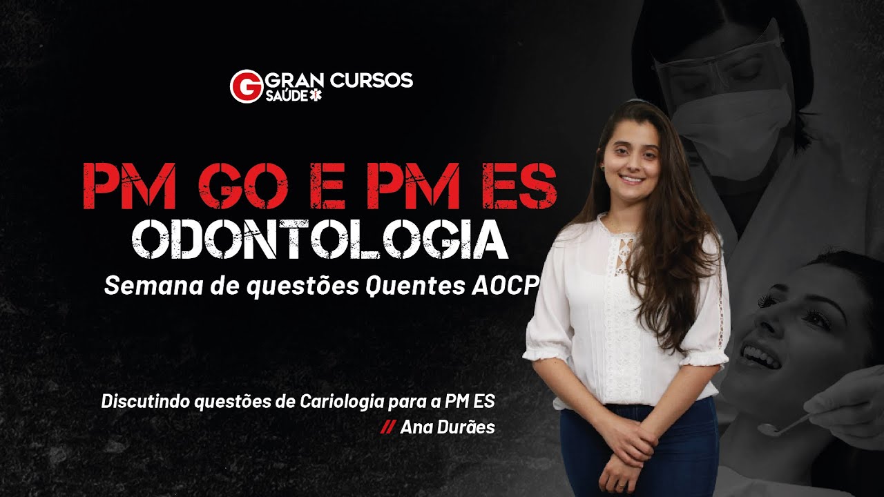 PM GO e PM ES Odonto-Semana de quest&otilde;es Quentes AOCP|Discutindo quest&otilde;es de Cardiologia - Ana Dur&atilde;es