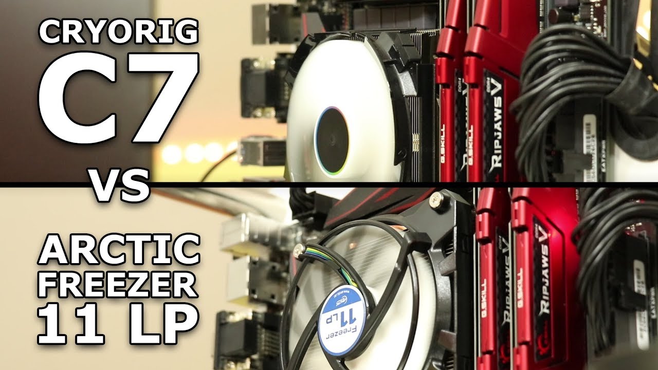 Low Profile Cooler Review: Cryorig C7 vs Arctic Freezer 11 LP