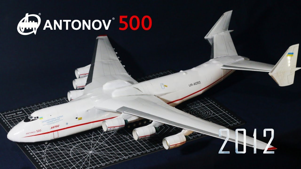 ANTONOV 500 (2012 MOVIE) PAPERCRAFT 1/130 MURPH'S MODEL