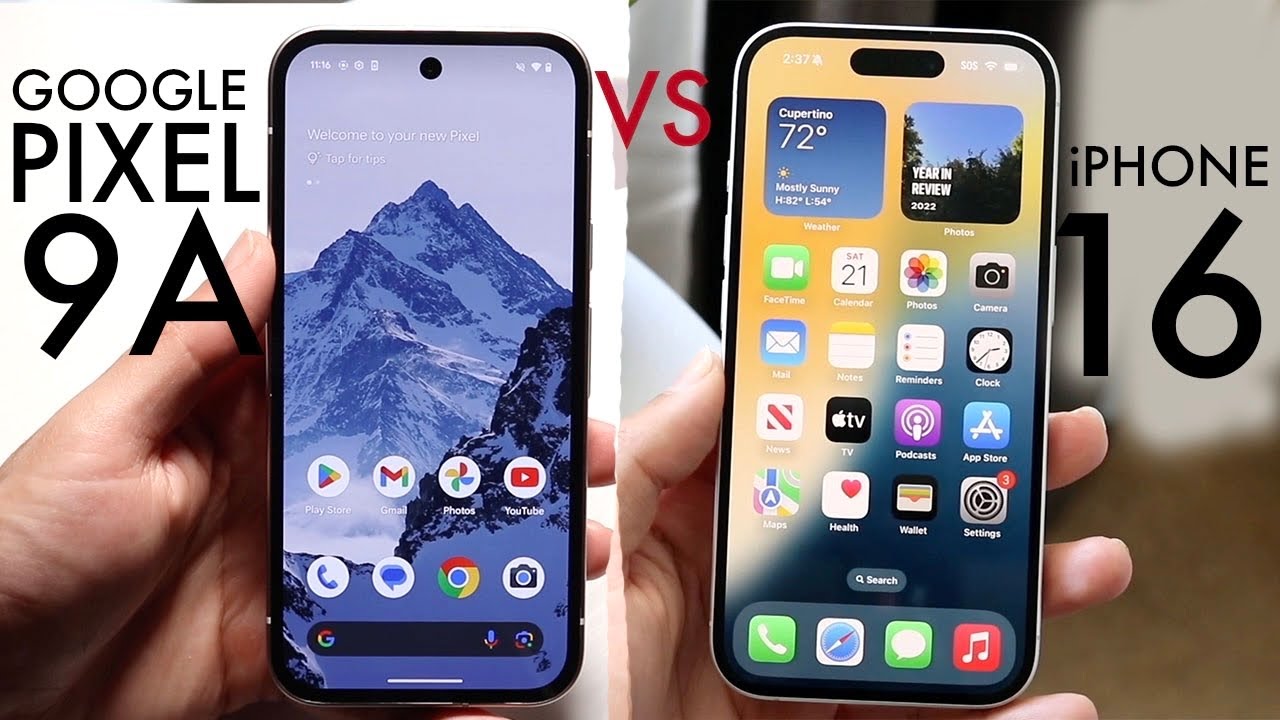 Google Pixel 9A Vs iPhone 16! (Comparison) (Review)