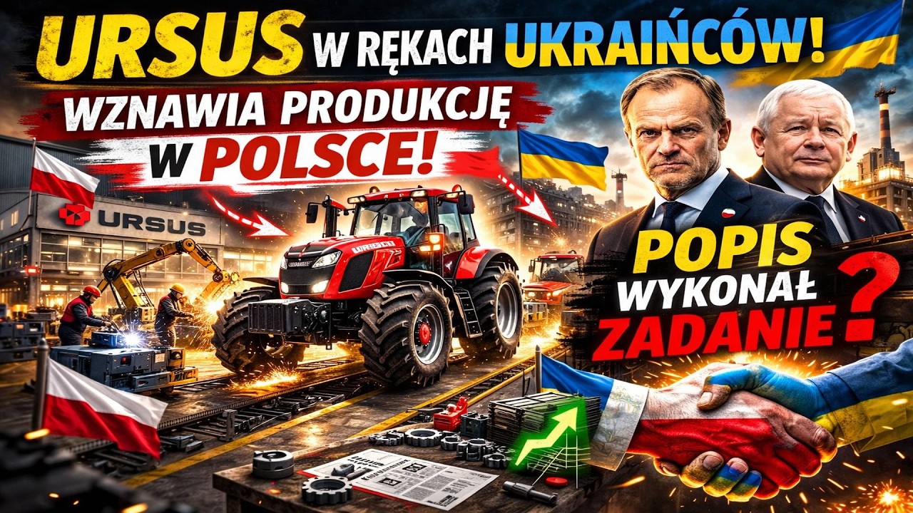 URSUS w rękach Ukraińców! Wznawia produkcję w Polsce | POPIS wykonał zadanie?