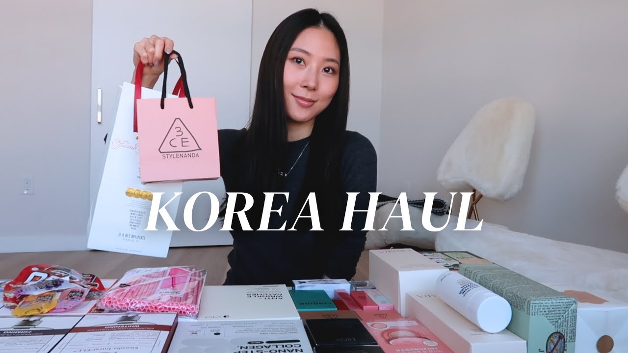 KOREA HAUL 2025 • K-BEAUTY SKINCARE, MAKEUP,  OLIVE YOUNG, 3CE