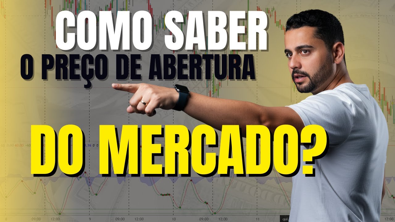 Como um Trader Profissional Faz o PR&Eacute;-MERCADO em 5 Minutos