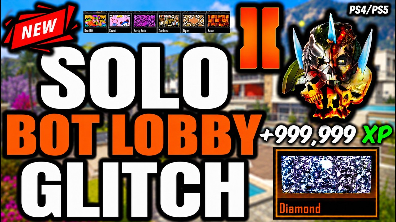 *СОЛО* 100% РАБОЧИЙ✅НОВЫЙ ГЛИТЧ НА БОТ-ЛОББИ В BO2! БЕСКОНЕЧНЫЙ ОПЫТ! BO2 PS4/PS5 (2026)ГЛИТЧИ BO...