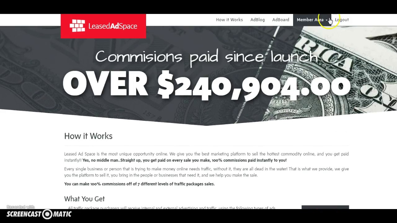 LeasedAdSpace ~ Why You should use LeasedAdSpace daily