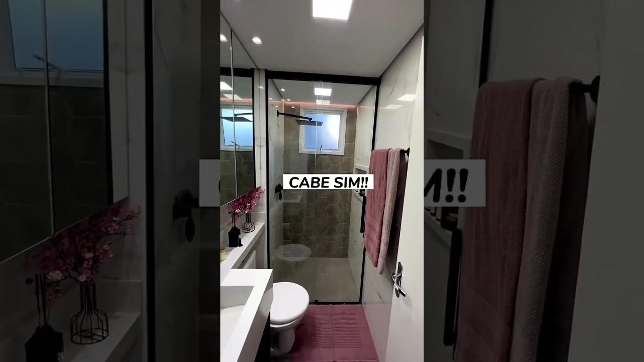 Cabe muito coisa em um banheiro pequeno ?