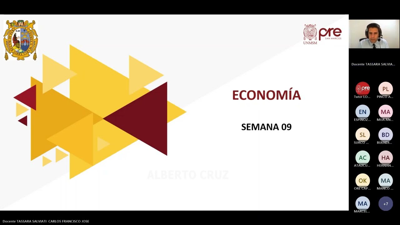 Economía - Semana 09 - Pre San Marcos Ciclo 2025-I (Nuevo Ciclo)