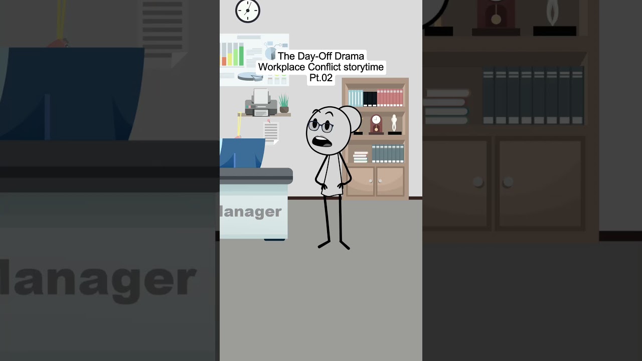 The Day Off Drama Workplace Conflict Storytime Part 02  #animation #corporate #manager