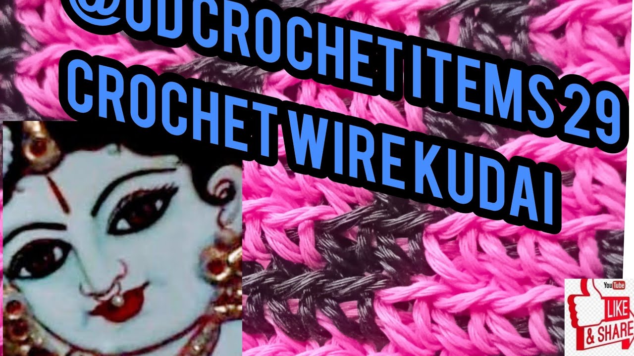 Crochet wire kudai Cross stitch pattern Part-1