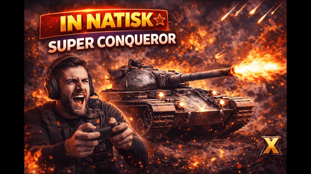 Super Conqueror in Natisk 💥 Tier X #WorldOfTanks #SuperConqueror #Natisk #WoT