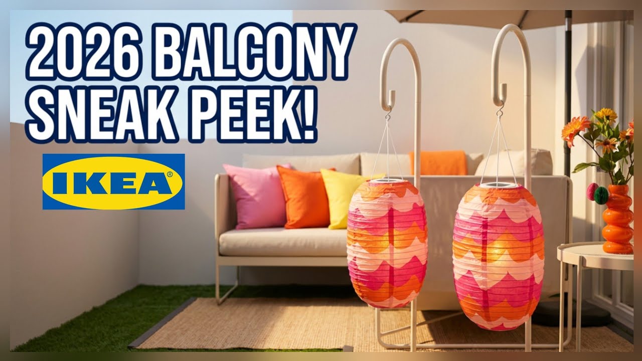 IKEA 2026 NEW Summer collections Balcony Garden accessories Sitting areas 