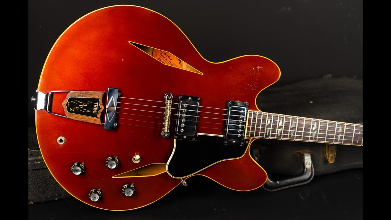 Just like Dave Grohl’s: Sparkling Burgundy 1966 Gibson Trini Lopez!