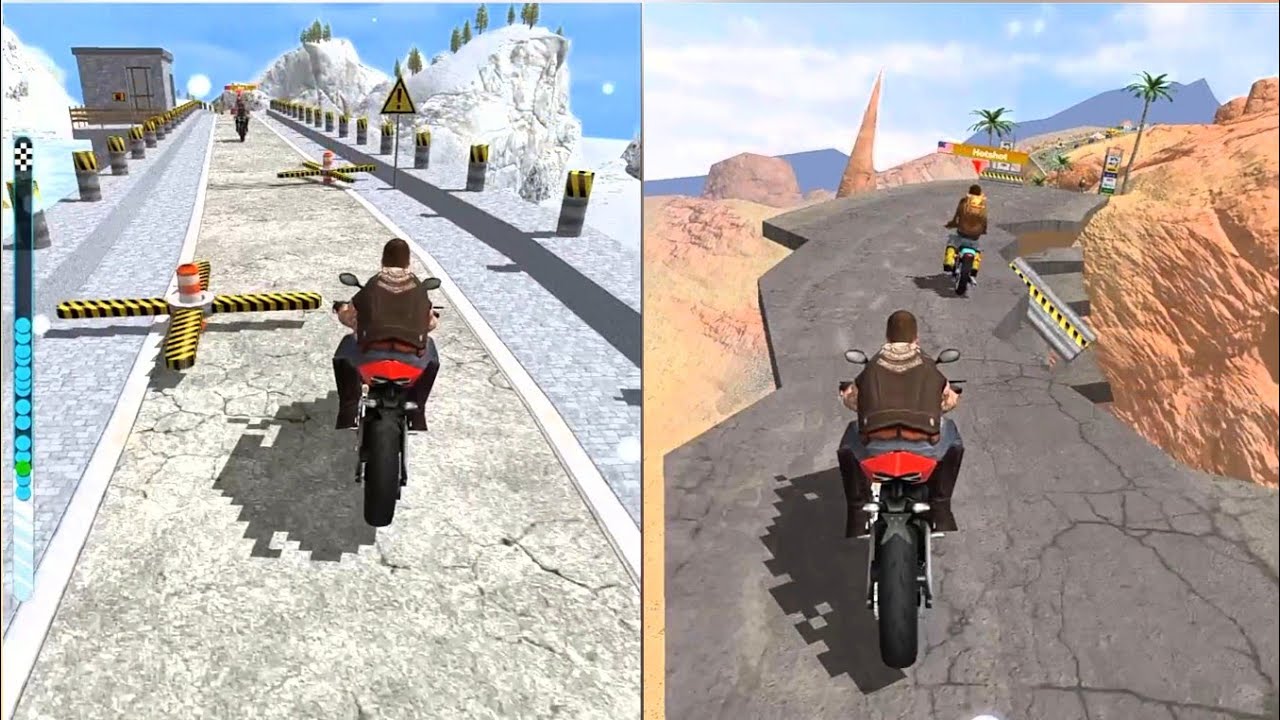 Bike Racing Championship gameplay level 1-7 | SkyloftGaming