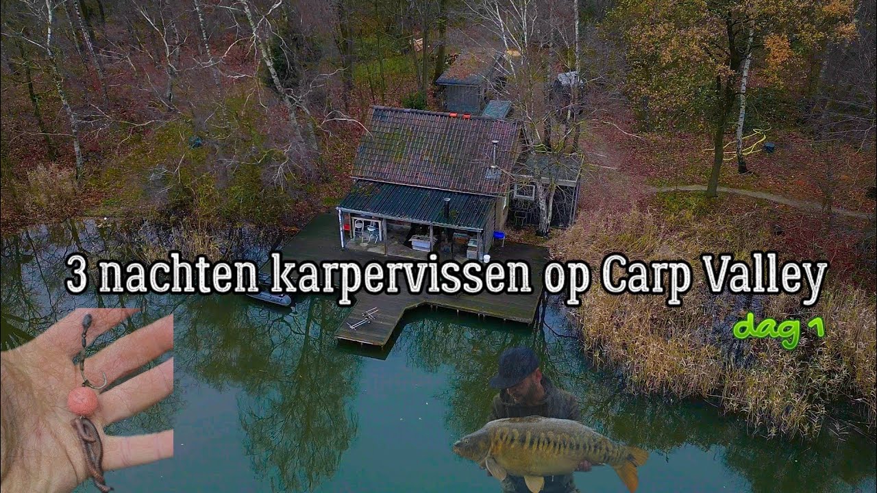 3 nachten karpervissen op Carp Valley! Dag 1