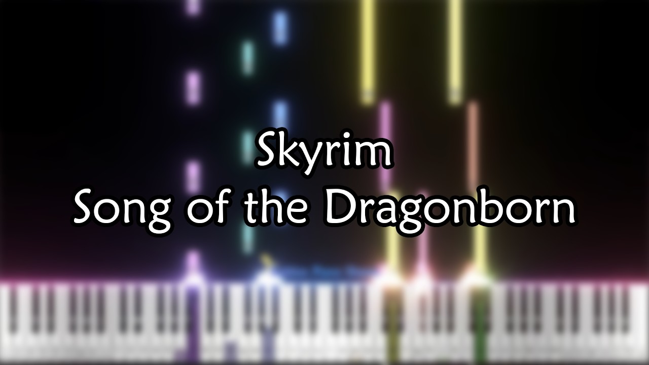 Skyrim - Song of the Dragonborn | Roblox Piano