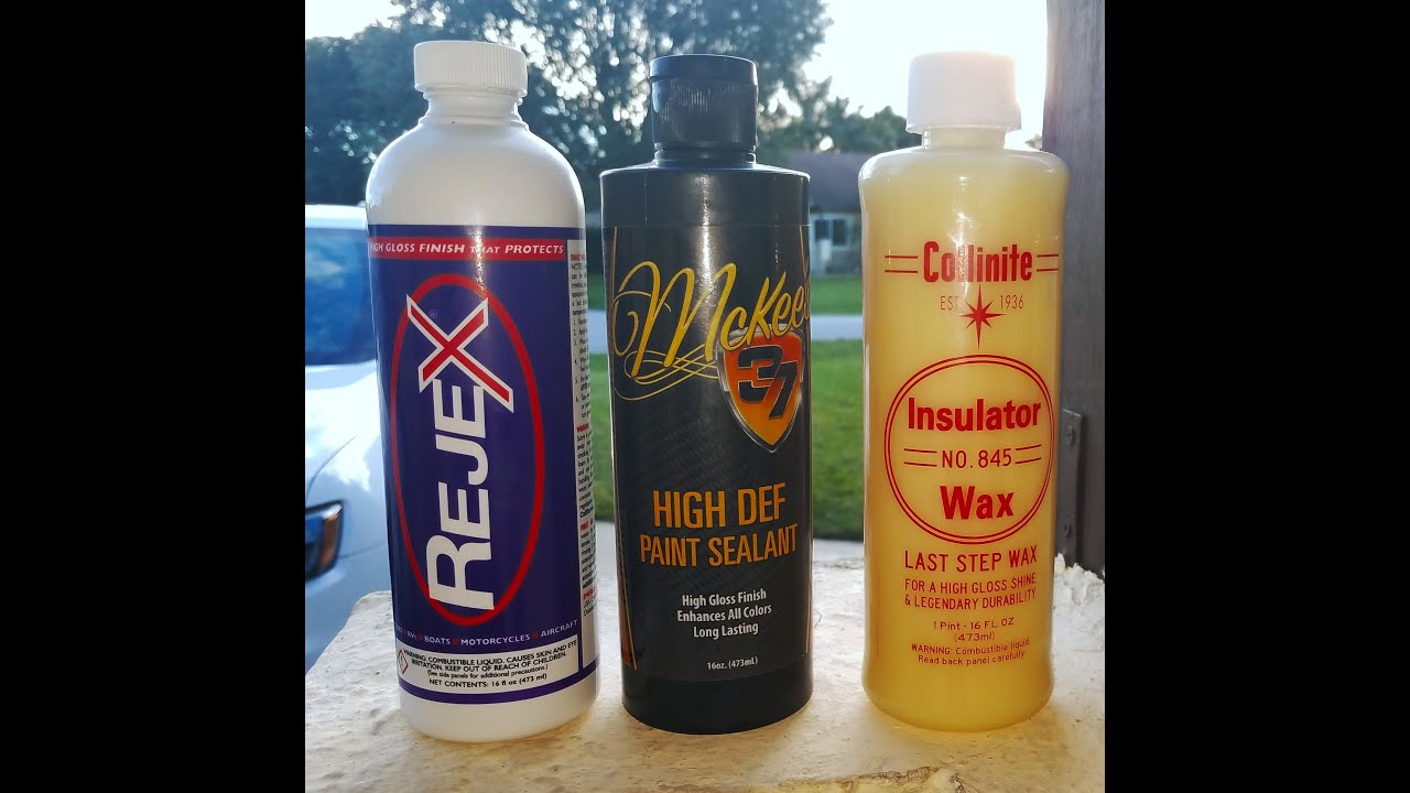 Collinite 845 vs Rejex vs Mckee's 37 High def paint sealant (DAY #1)