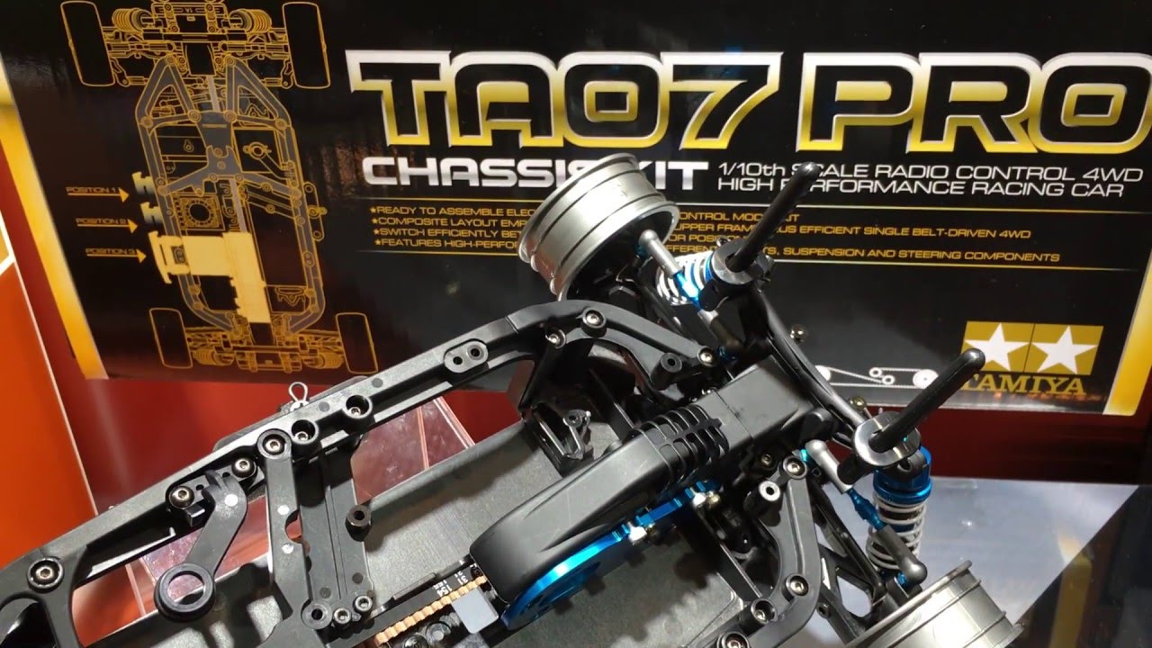 Tamiya TA07 pro chassis at the Shizuoka Hobby Show 2016