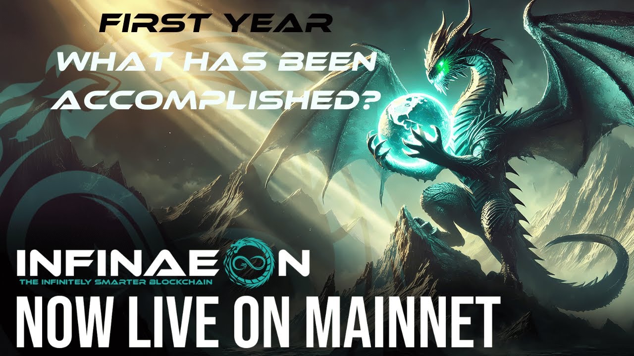 Infinaeon The Infinitely Smarter Blockchain | What has been accomplished in the first year?