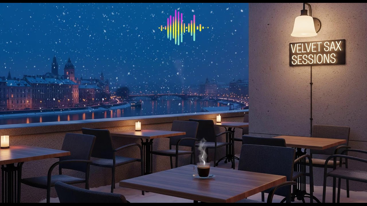 San Francisco Foggy Night Jazz 🌉☕ Cozy Café Ambience for Deep Work & Study (4K No Lyrics)