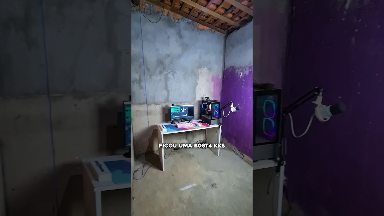 reboquei meu quarto gamer sozinho kk&hellip; #viral #gamer #setup #reforma #shorts