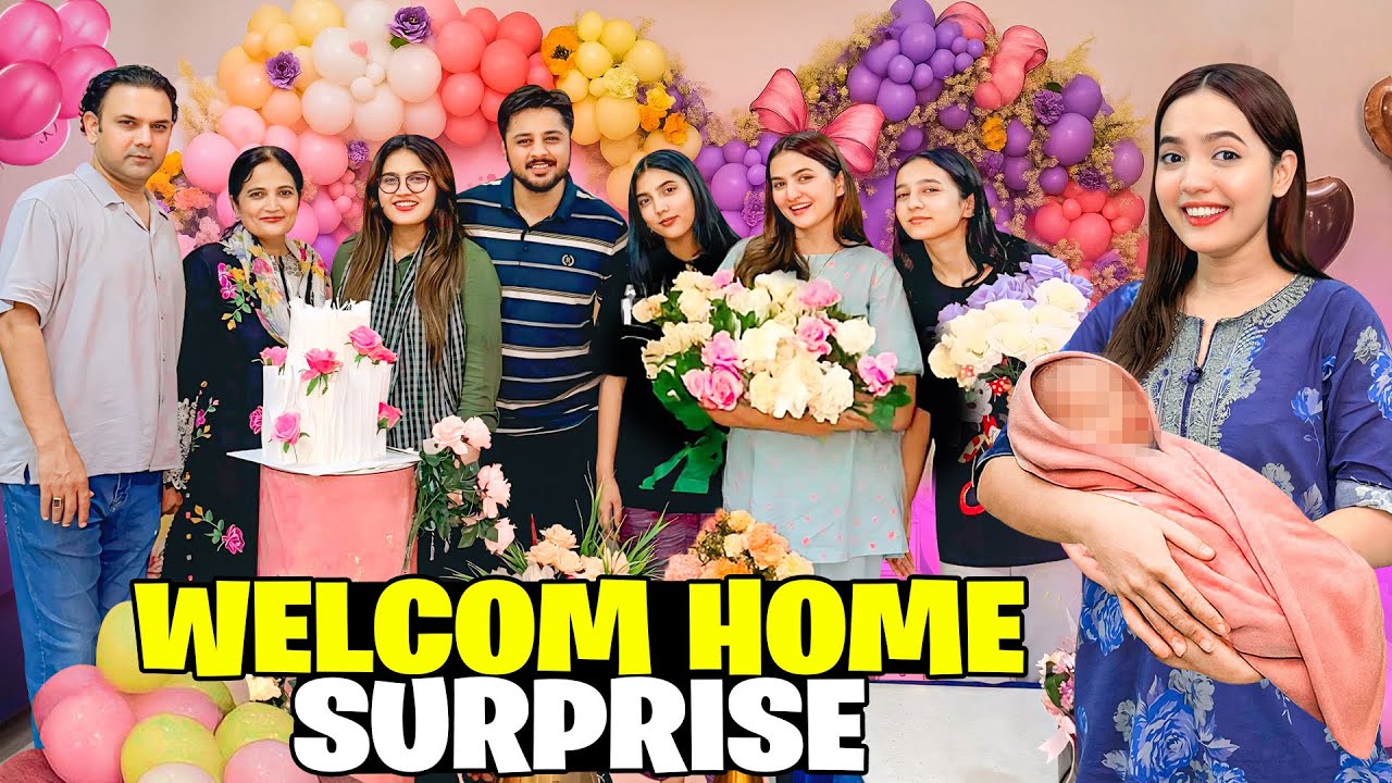 Baby’s Grand Welcome Home😍♥️|Ghar Ko Decor Krwa Dia🤩🥳|Zainab Ny Baal Kaat Liya😡😱|Sistrology
