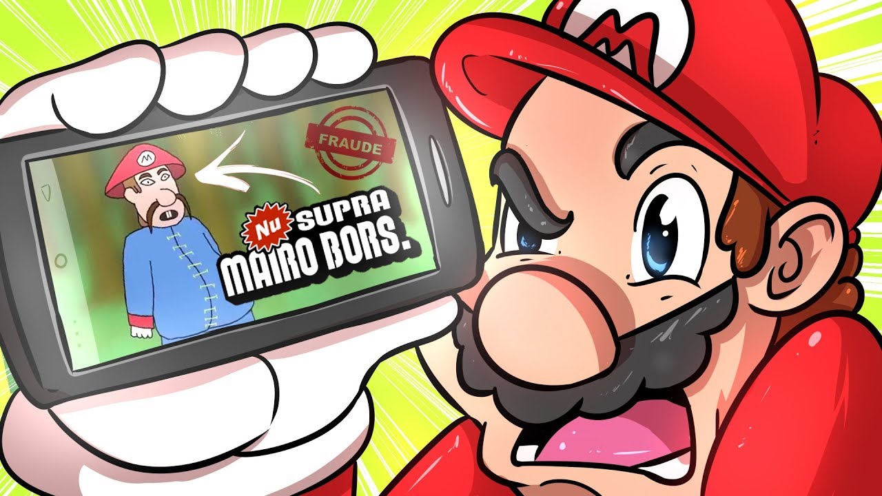 OS JOGOS PIRATEADOS DO MARIO PRA CELULAR!