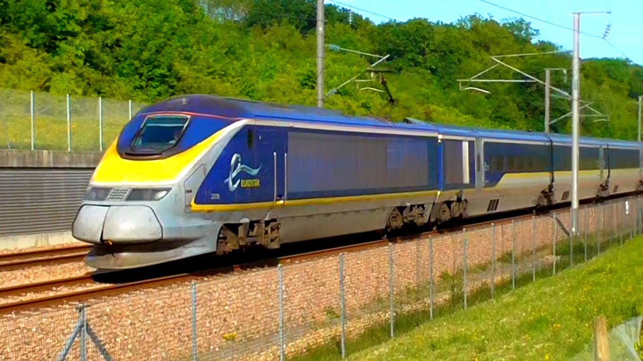 Summer Evening Spotting High Speed Trains at Detling, HS1 - 28/06/19