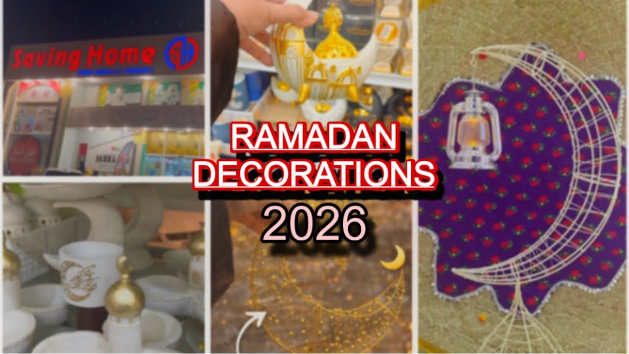 Ramadan decoration ideas | store tour | My ramadan shopping | not sponsored | 