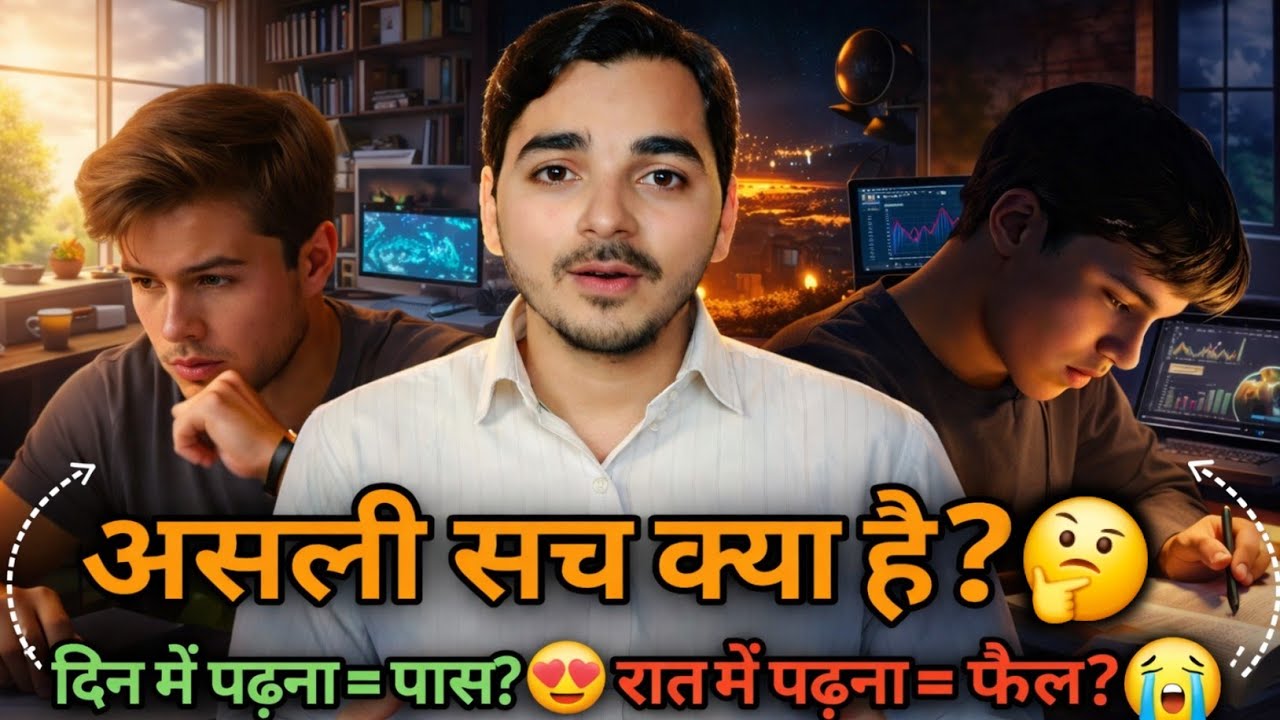 रात को पढ़ना सही है या दिन में? #farzandalidiaries #motivation #study #studyroutine #trending #viral