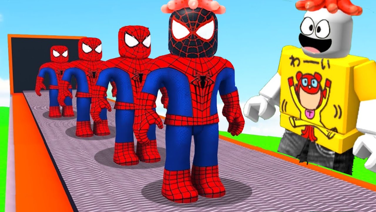 スパイダーマン工場を作ってチート技をゲットしようロブロックス【 Roblox 】