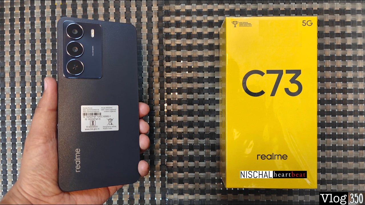 realme C73 5G (Onyx Black ) | Dimensity 6300 | 120Hz HD+ Display | NISCHAL heartbeat Vlog Ep- 350