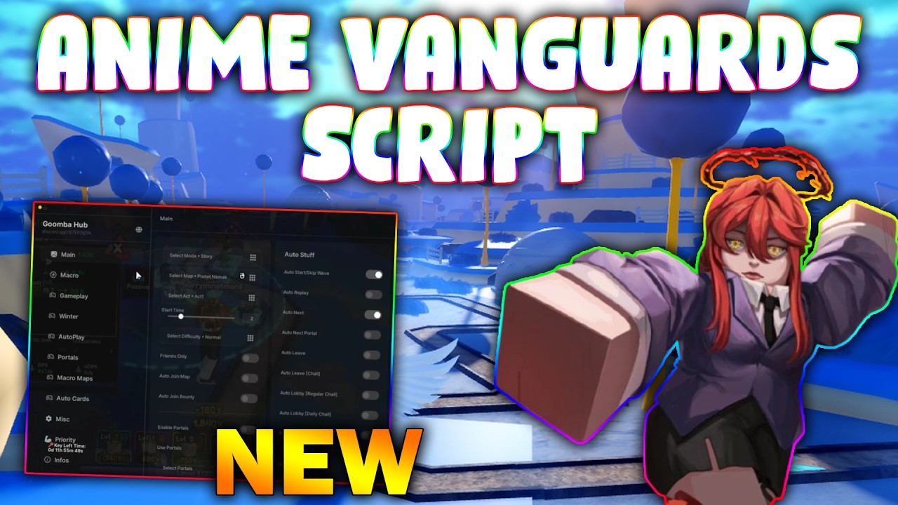 *NEW* Anime Vanguards Script (PASTEBIN 2026) (AUTO SKIP , MACRO , AUTOFARM LEVEL , CLAIM REWARDS)