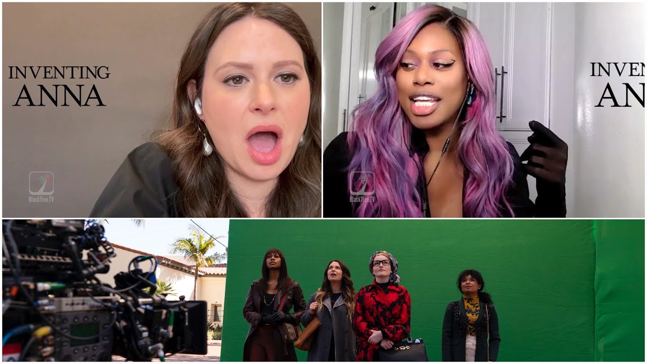 What did Laverne Cox say that made Katie Lowes jaw drop in this INVENTING ANNA Interview?