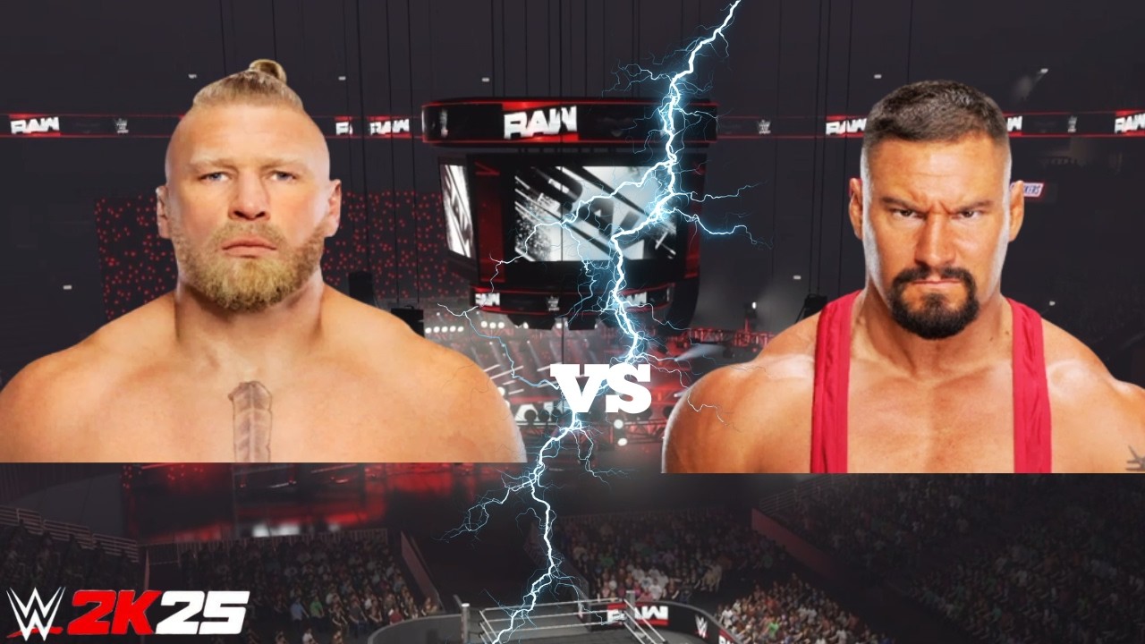 RIVARLY MATCH WWE 2K25, BROCK LESNAR VS BRON BREAKKER @WWEGames