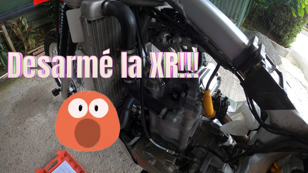 Desarmando la Honda XR650R para reparar y modificar