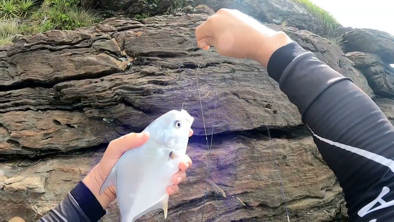 Pescaria no cost&atilde;o praia da jur&eacute;ia