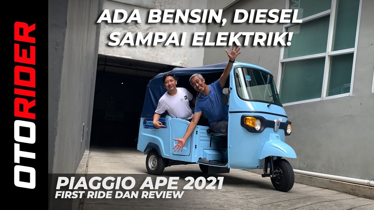 Makin Canggih, Mesin Listrik | Piaggio Ape E-City dan Ape E-XTRA - First Ride | OtoRider | Indonesia