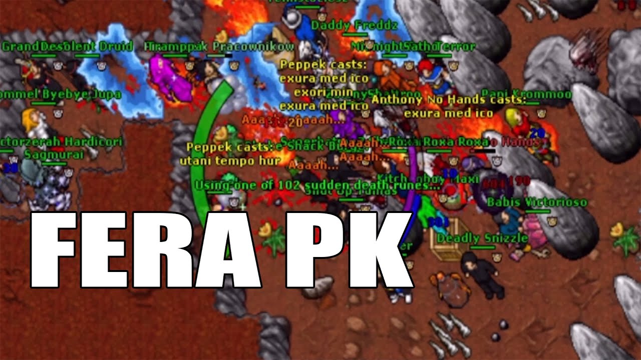 Tibia PK - Fera - KROMMO PKS SOME RETRO HARDCORE PVP 