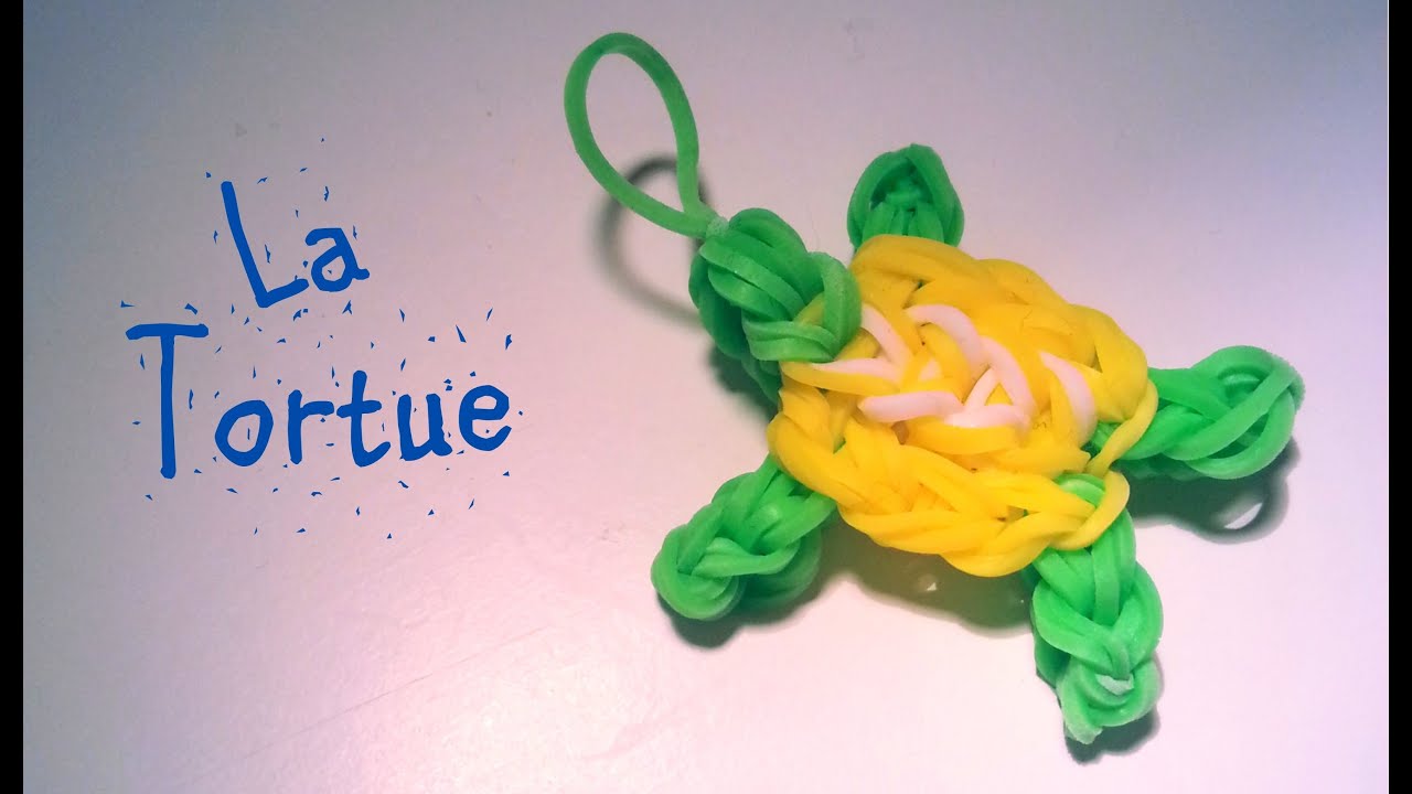 Comment faire une tortue avec des élastiques sans machine