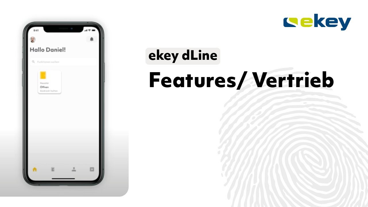 ekey dLine - Features / Vertrieb