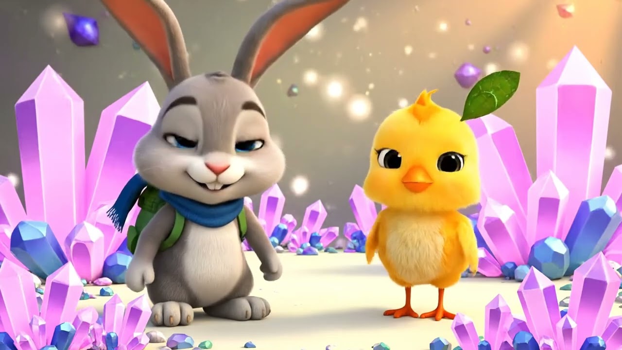 Daily Life of Bunny Hop and Chick Pop: Cozy Moments in the Forest
