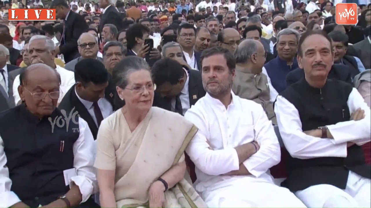 Rahul Gandhi And Sonia Gandhi At Narendra Modi Swearing In Ceremony | Modi Cabinet | BJP | YOYO TV