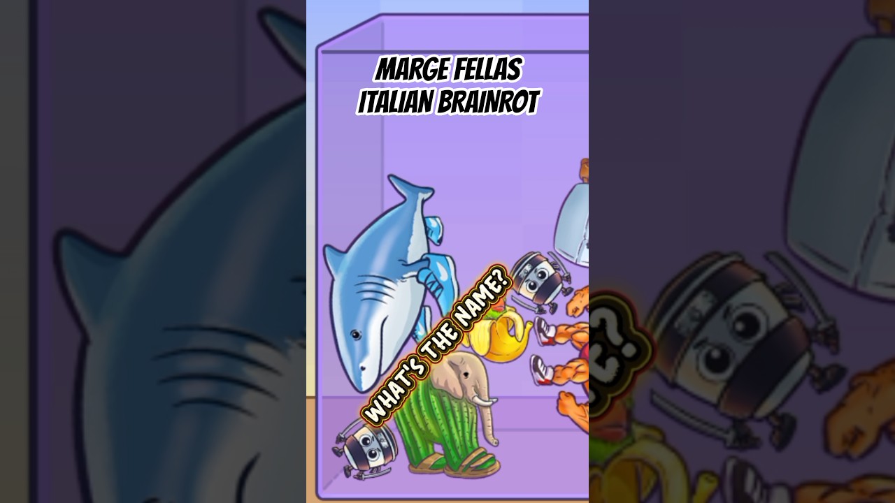 MARGE FELLAS ITALIAN BRAINROT ❗❗ SHARK #shorts #margefellas #tungtungtungsahur #TenTV