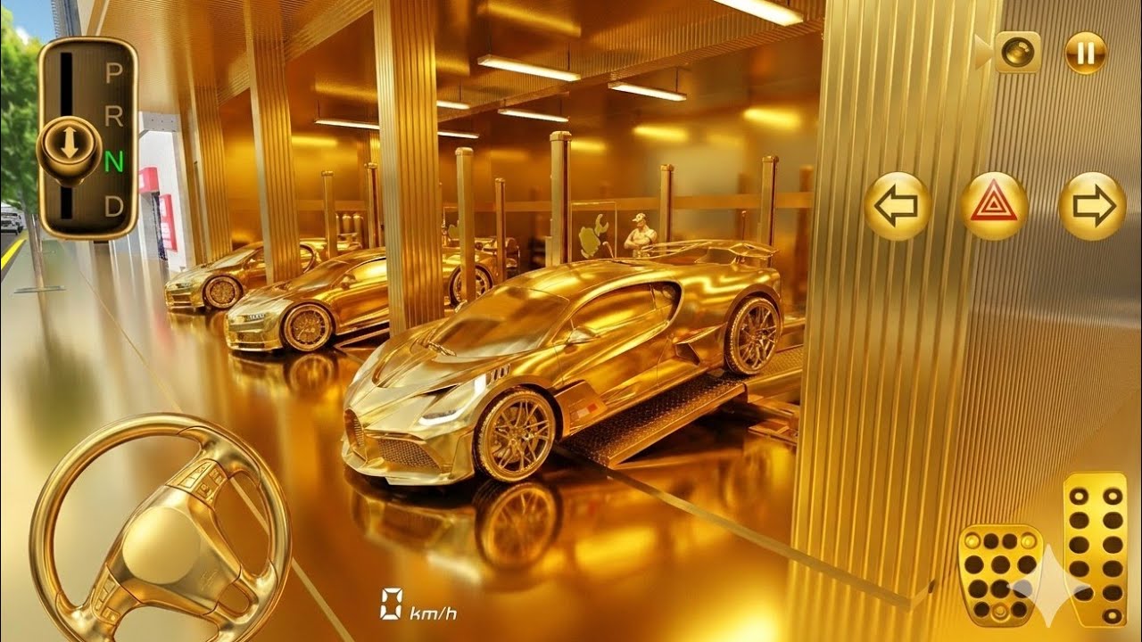 All Buggati Chiron For Reparing shop 3d Driving Class game play video || Car Game #gameplay #cargame