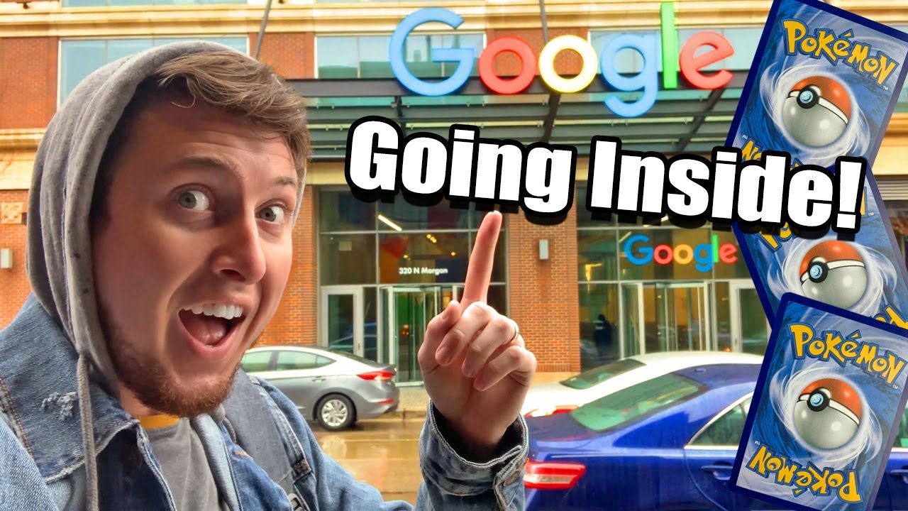 Inside the GOOGLE HEADQUARTERS OPENING POKEMON CARDS! (vlog + tour)