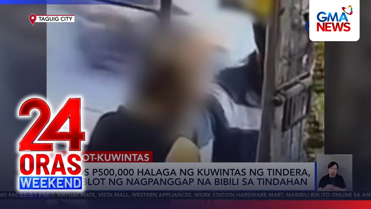 Halos P500K kuwintas ng tindera, hinablot ng snatcher | 24 Oras Weekend