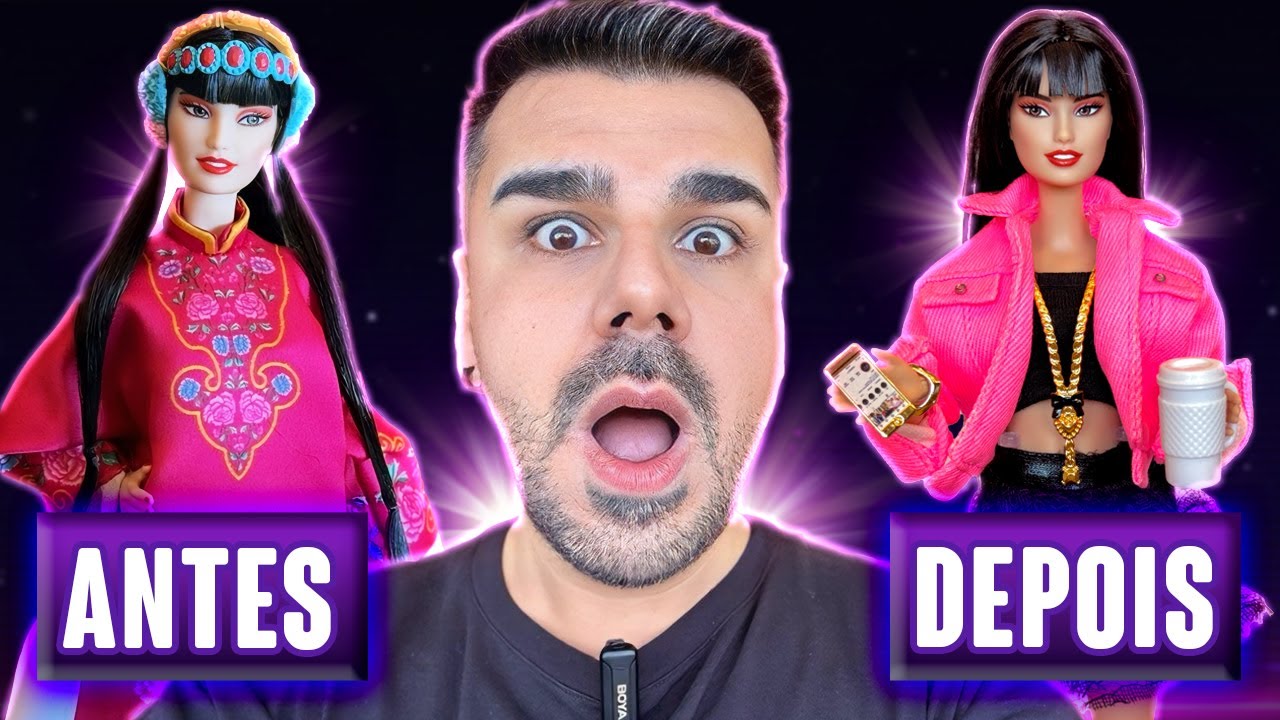 TRANSFORMEI UMA BARBIE CHINESA TRADICIONAL EM UMA PATRICINHA TOP MODEL! - Titi Fabri