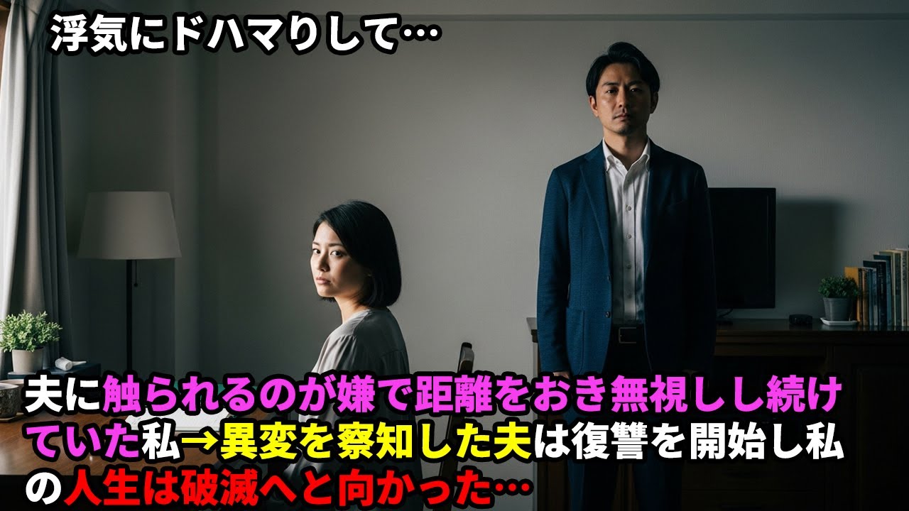 浮気に溺れ夫を拒絶し無視し続けた私→異変に気づいた夫が静かに復讐を開始…私の人生は破滅へ向かった…