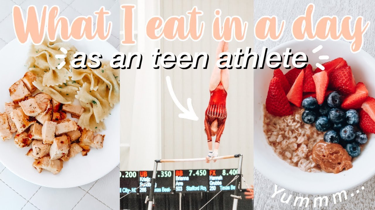 What I Eat In a Day As a Teen Athlete!! {Healthy + realistic}