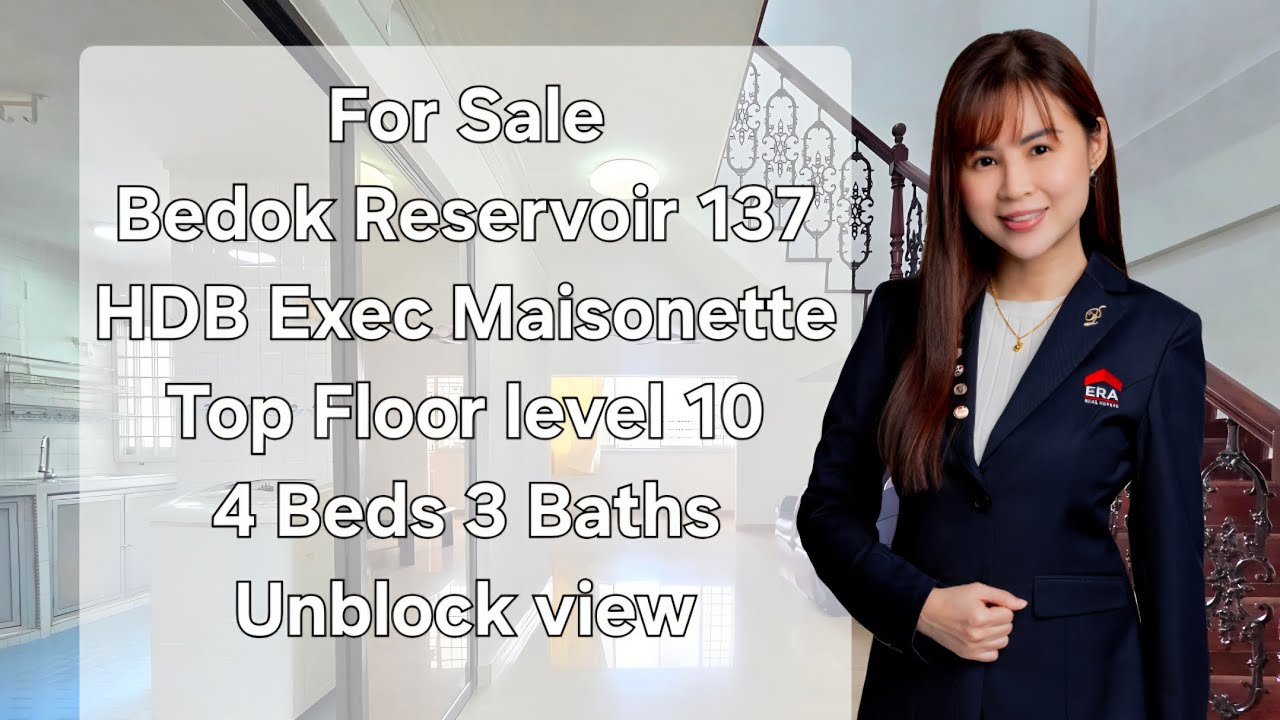 HDB EM Executive Maisonette for Sale @ Blk 137 Bedok Reservoir Road